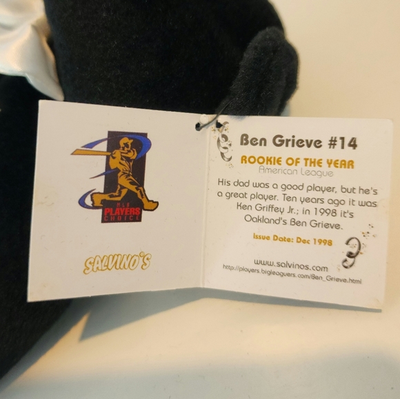 3 Salvino's Bammer Bears - AL MLB Players Choice * GREIVE * GONZALEZ * GRIFFEY * - Picture 4 of 12